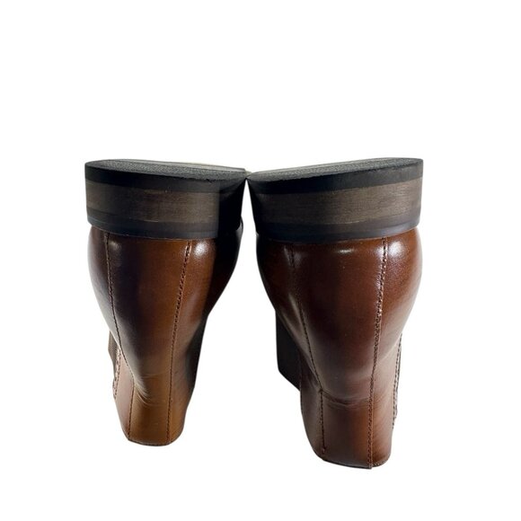 Giorgio Brutini Mens Size 10.5 M Brown Leather Slip On Chelsea Boots - Picture 6 of 8